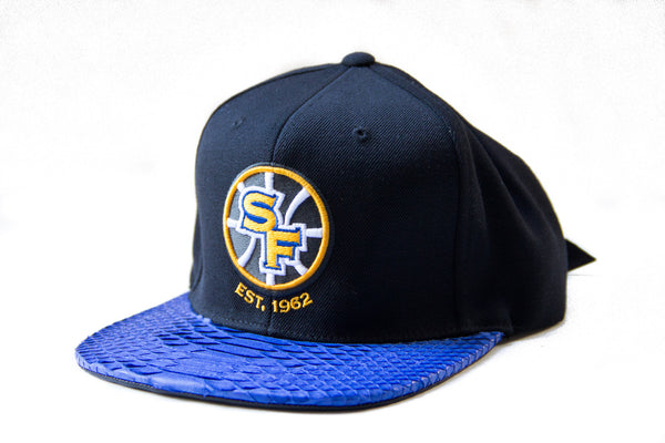 Custom Mitchell & Ness San Francisco Warriors XL Logo Strapback