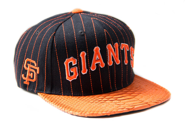 Custom American Needle San Francisco Giants Pinstripe Strapback