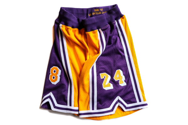 Custom Mitchell & Ness Los Angeles Lakers 1996-1997 Kobe Bryant Edition Shorts