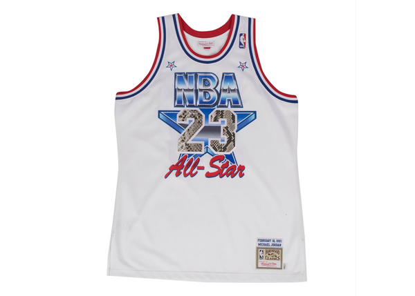 Custom Mitchell & Ness Michael Jordan 1991 NBA All-Star Python Jersey