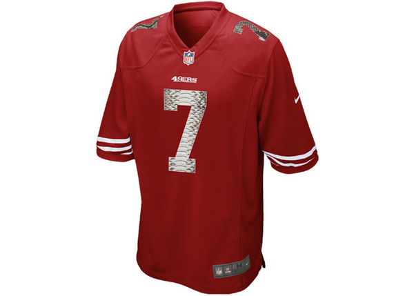 Custom Nike Colin Kaepernick San Francisco 49ers Python Jersey