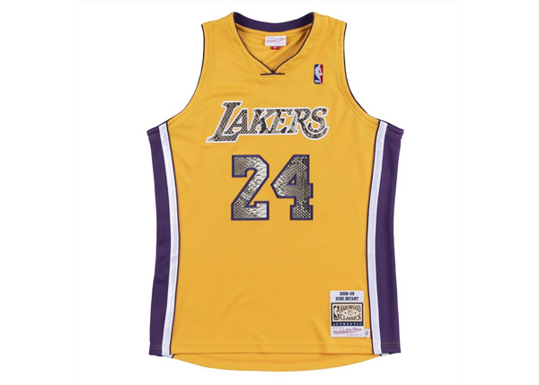 Custom Mitchell & Ness Kobe Bryant 2008-2009 Los Angeles Lakers Python Jersey