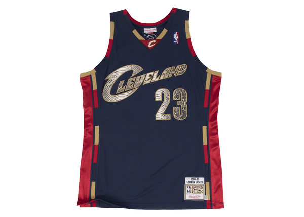 Custom Mitchell & Ness LeBron James 2008-2009 Cleveland Cavaliers Python Jersey