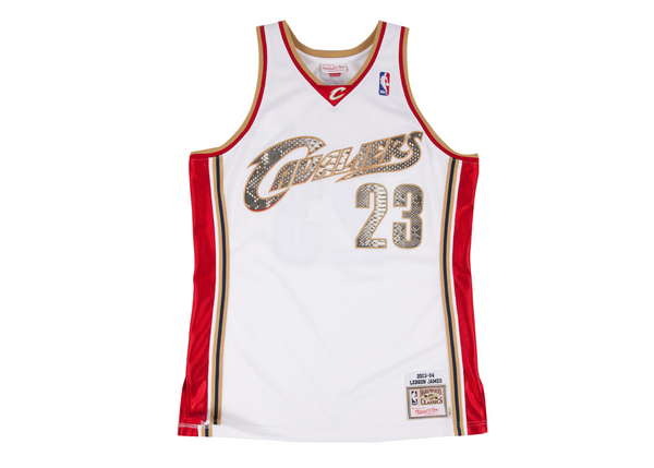 Custom Mitchell & Ness LeBron James 2003-2004 Cleveland Cavaliers Python Jersey (Home)
