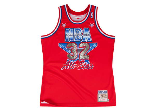 Custom Mitchell & Ness Magic Johnson 1991 NBA All Star Python Jersey