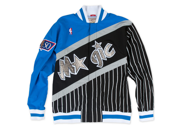 Custom Mitchell & Ness Orlando Magic "Nothing But Net" Python Warm Up Jacket