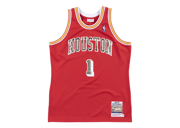 Custom Mitchell & Ness Tracy McGrady 2004-2005 Houston Rockets Python Jersey