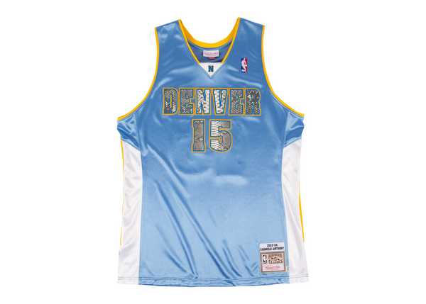 Custom Mitchell & Ness Carmelo Anthony 2003-2004 Denver Nuggets Python Jersey