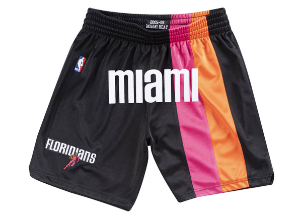 Custom Mitchell & Ness Miami Heat 2005-2006 Alternate "MIAMI" Authentic Shorts