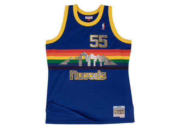 Custom Mitchell & Ness Dikembe Mutombo 1991-1992 Denver Nuggets Python Jersey