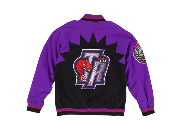 Custom Mitchell & Ness Toronto Raptors "Nothing But Net" Python Warm Up Jacket