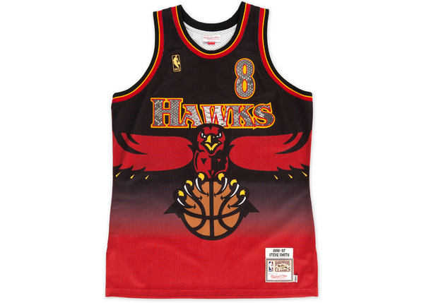 Custom Mitchell & Ness Steve Smith 1996-1997 Atlanta Hawks Python Jersey