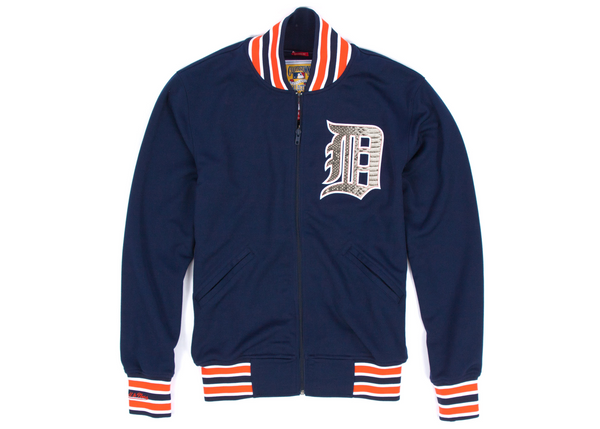 Custom Mitchell & Ness Detroit Tigers 1991 Authentic BP Python Jacket