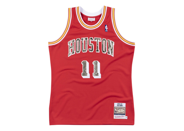 Custom Mitchell & Ness Yao Ming 2004-2005 Houston Rockets Python Jersey